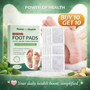 100% Herbal & Gentle Ingredient Detox Foot Pads BUY 10 GET 10 FREE (Pack of 20)